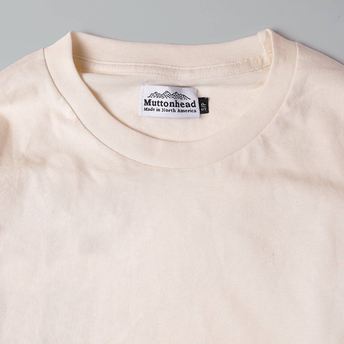 Longsleeve Tee - Natural Organic Cotton: Extra Large