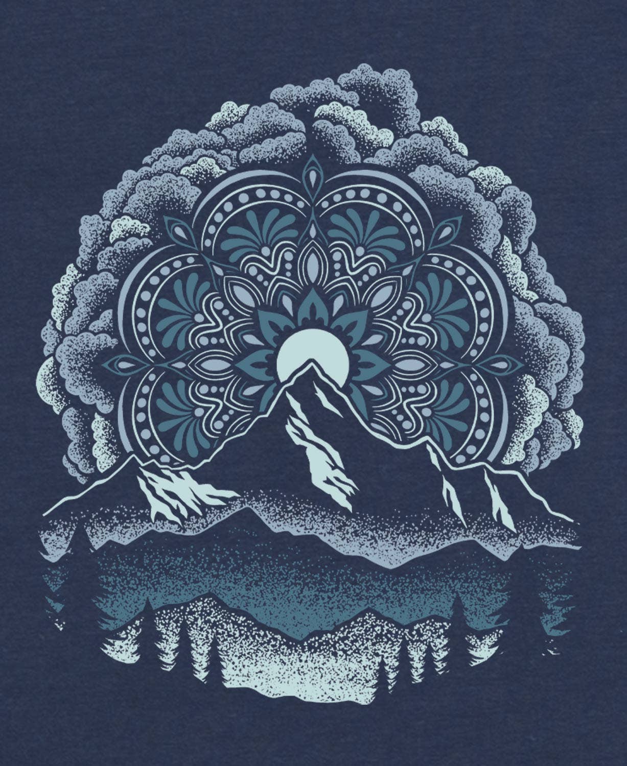 Summit Solstice Mandala Bamboo Viscose Dolman Top: MD