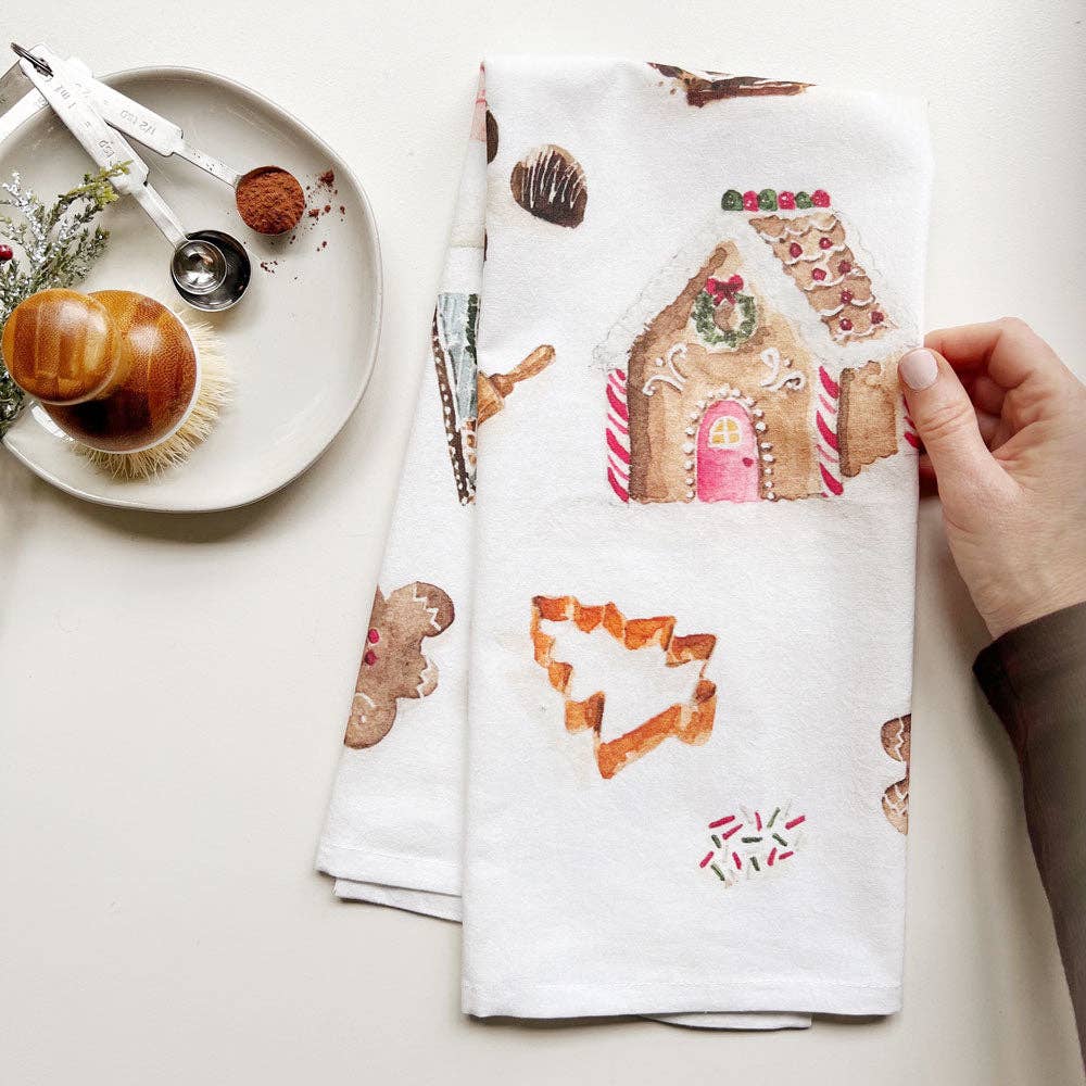 Emily Lex - Christmas sweets tea towel
