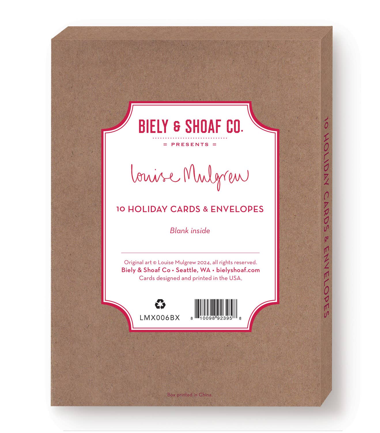 Biely & Shoaf Hares Magical Christmas Boxed Holiday Cards - Set of 10