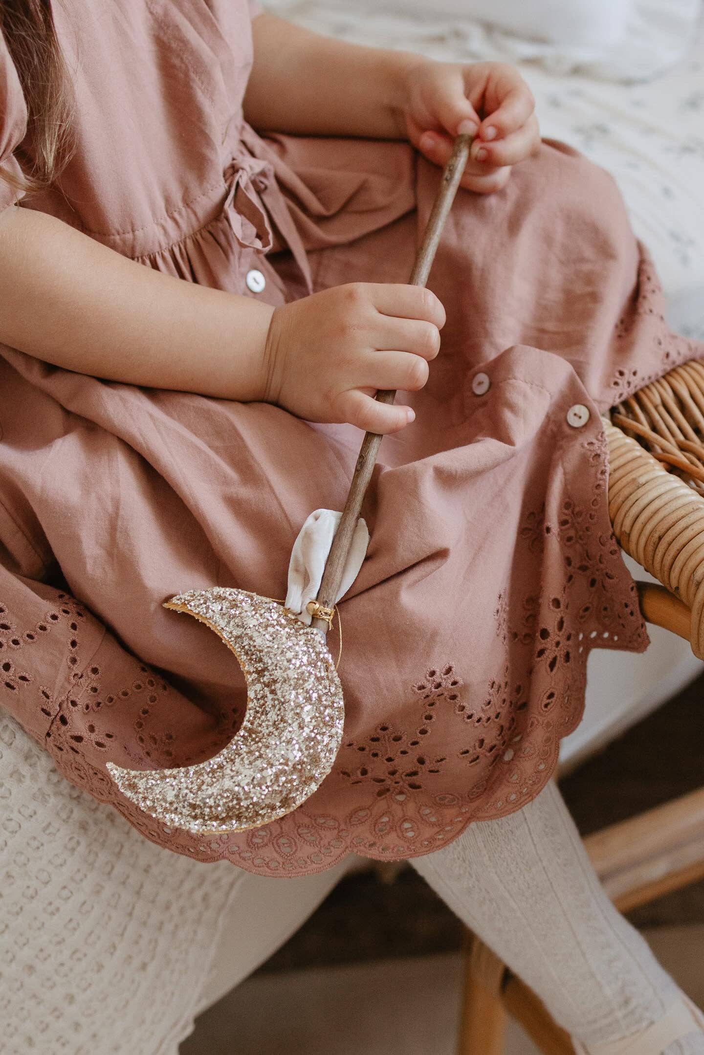 Aurora | Ruffle Collar Cotton Dress | Chocolat: 8Y