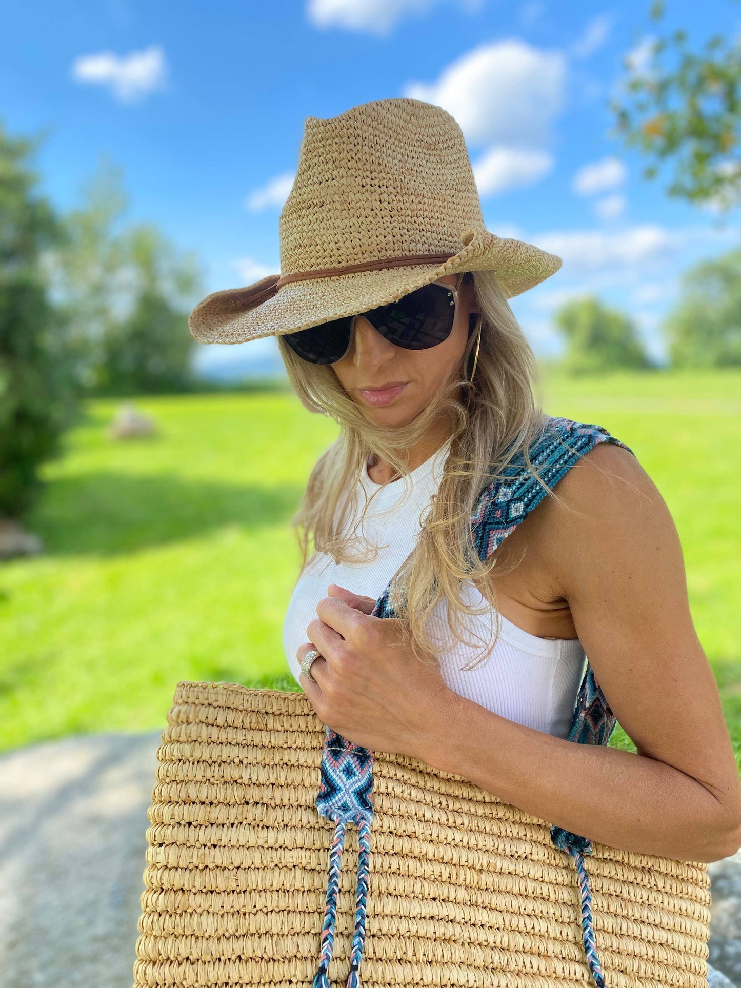 The Mesa - Raffia Fedora Hat