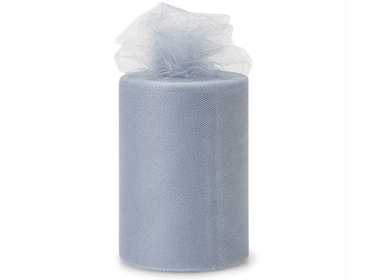 Value Color Tulle Packaging Ribbon: 1 Pack / 6"x100 yards / Mountain Mist