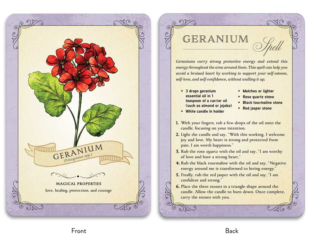 Green Witch's Deck of Magical Herbalism by Arin Murphy-Hiscock: Flashcards; 50 pages / English