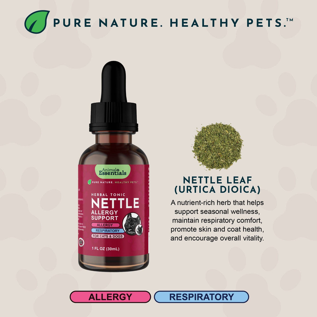 Nettle Herbal Tonic | Allergy Support: 1oz