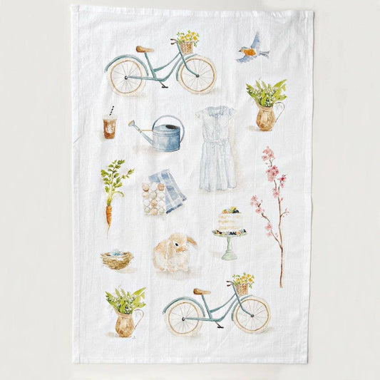Emily Lex - Springtime tea towel