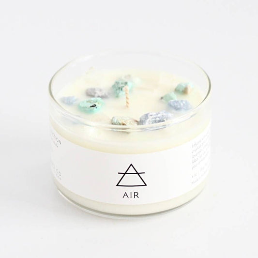 Wicked Soaps Co. - Air | Zodiac Inspired Crystal + Essential Oil Candle