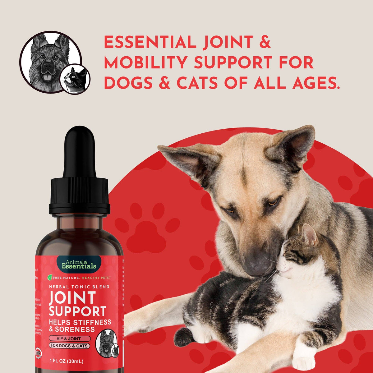 Joint Support Herbal Tonic Blend | Helps Stiffness and Soreness: 1oz