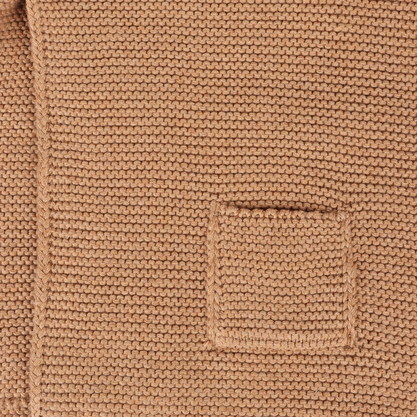 Vivarano Organics - Hooded Button & Pocket Sweater Knit Baby Jacket (Organic): Chai Spice