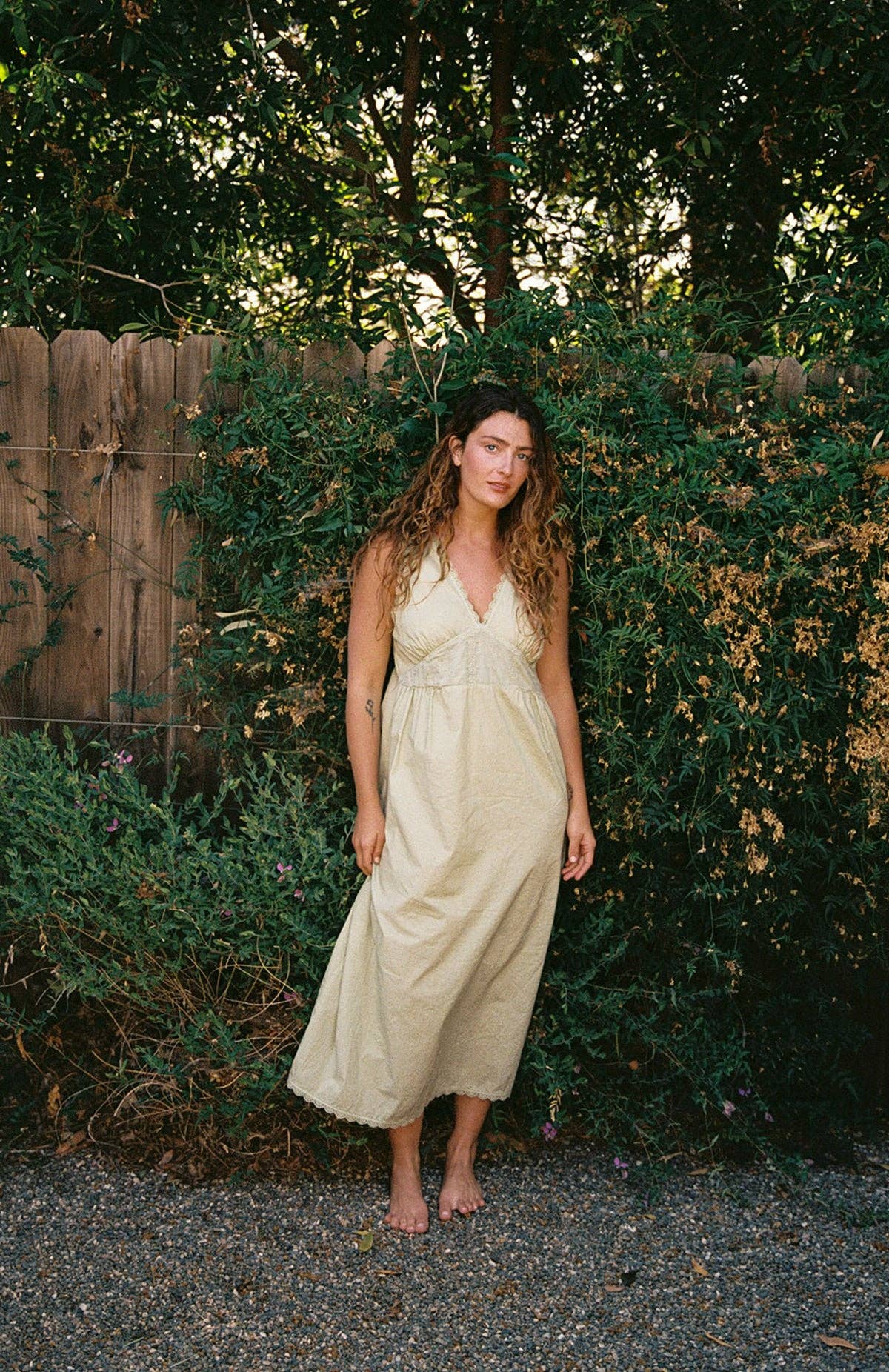 LA Relaxed - Organic Makinna Poplin Dress: Mint