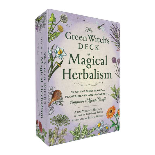 Green Witch's Deck of Magical Herbalism by Arin Murphy-Hiscock: Flashcards; 50 pages / English