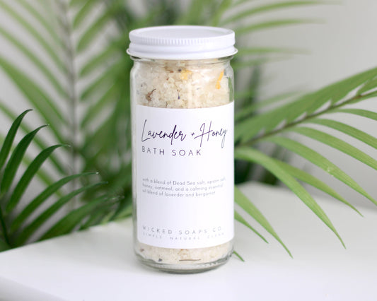 Wicked Soaps Co. - Lavender + Honey Bath Soak