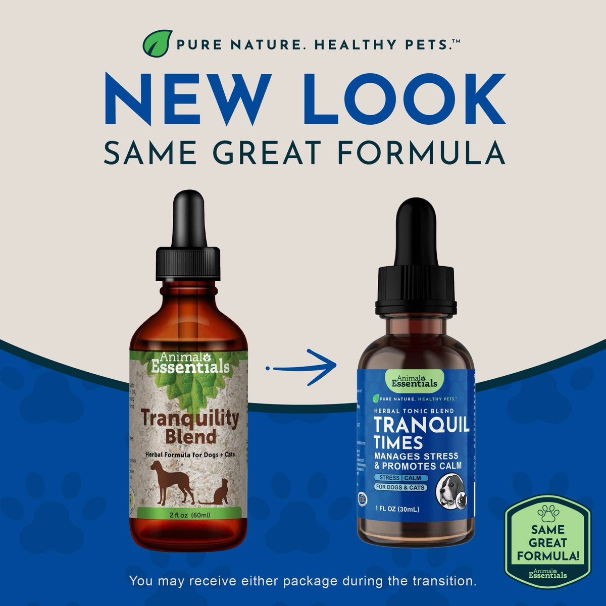Tranquil Times Herbal Tonic Blend | Stress and Calm: 1oz