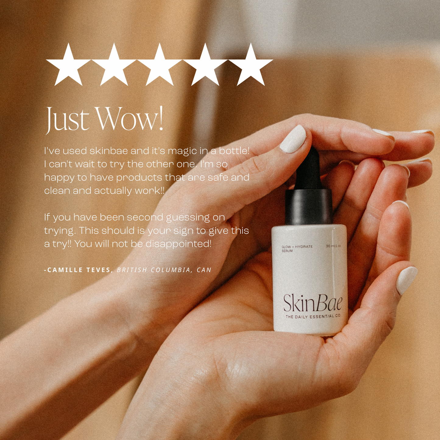 The Daily Essentials Co. Skin Bae // Face Serum: 30 ml