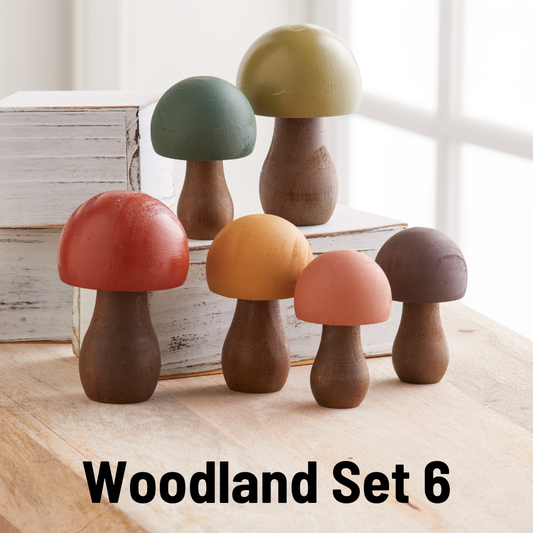 Your Heart's Content - USA Made - Woodland Mushroom Sets