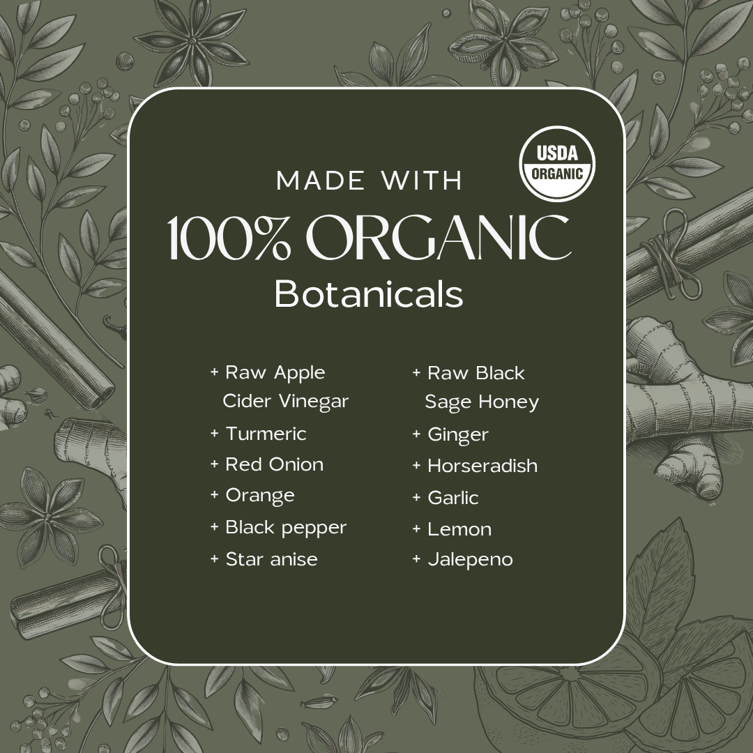 Wild Woman Herbal Apothecary - Fire Cider | Immunity, Digestion, Circulation | Cold & Flu