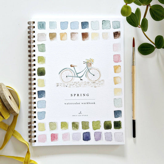 Emily Lex - Spring watercolor workbook