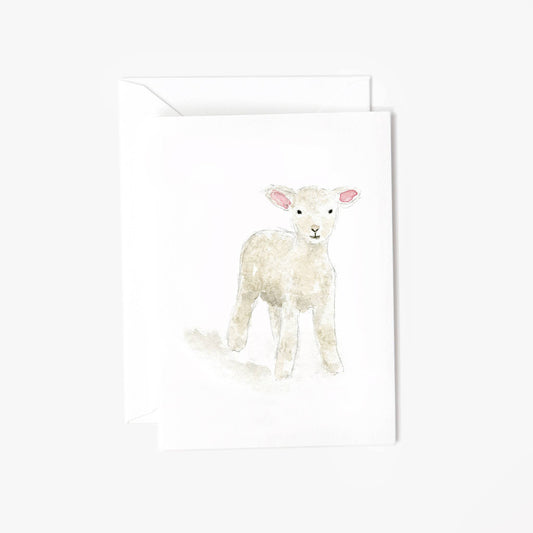 Emily Lex - Lamb mini notecard