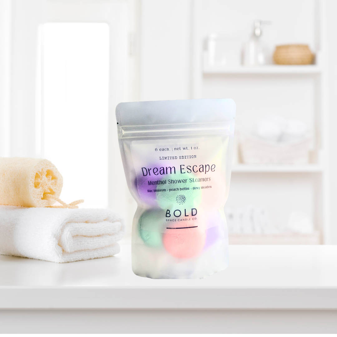 Bold Space Candle Co. Limited Edition! | Dream Escape | Shower Steamers w/ Menthol