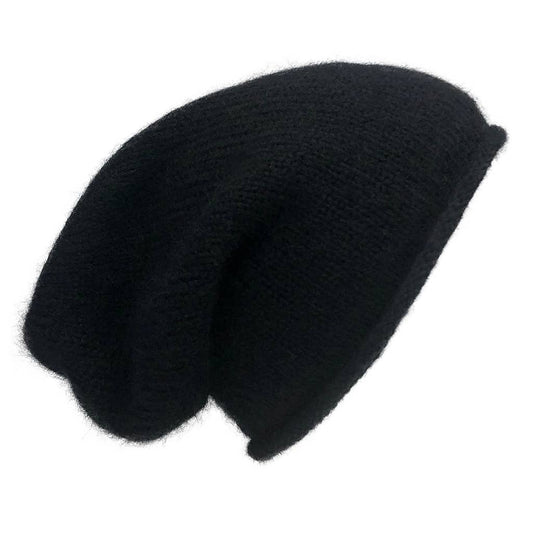 Slate & Salt - Black Essential Knit Alpaca Beanie Hat