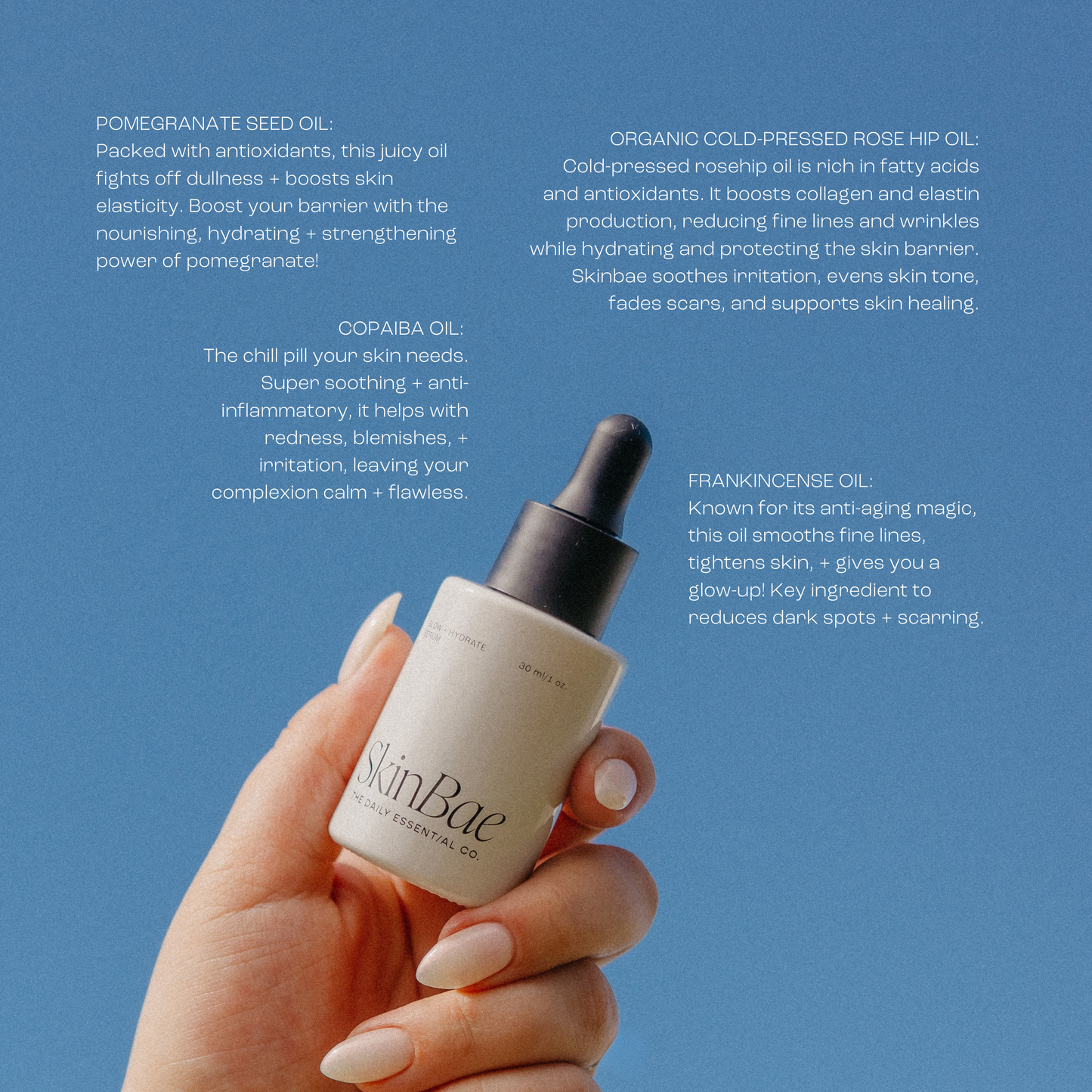 The Daily Essentials Co. Skin Bae // Face Serum: 30 ml