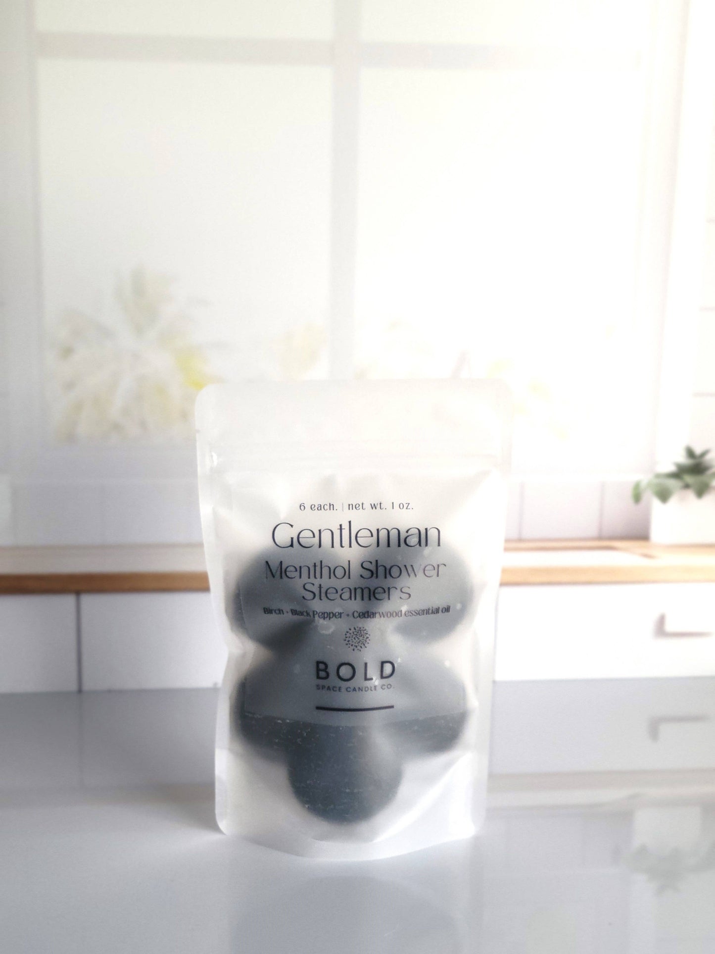 Bold Space Candle Co. Gentleman Shower Steamers – Birch, Cedarwood