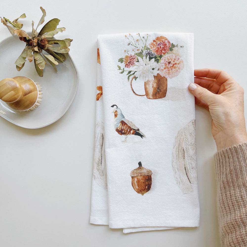 Emily Lex - Autumn tea towel