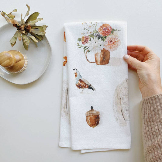 Emily Lex - Autumn tea towel