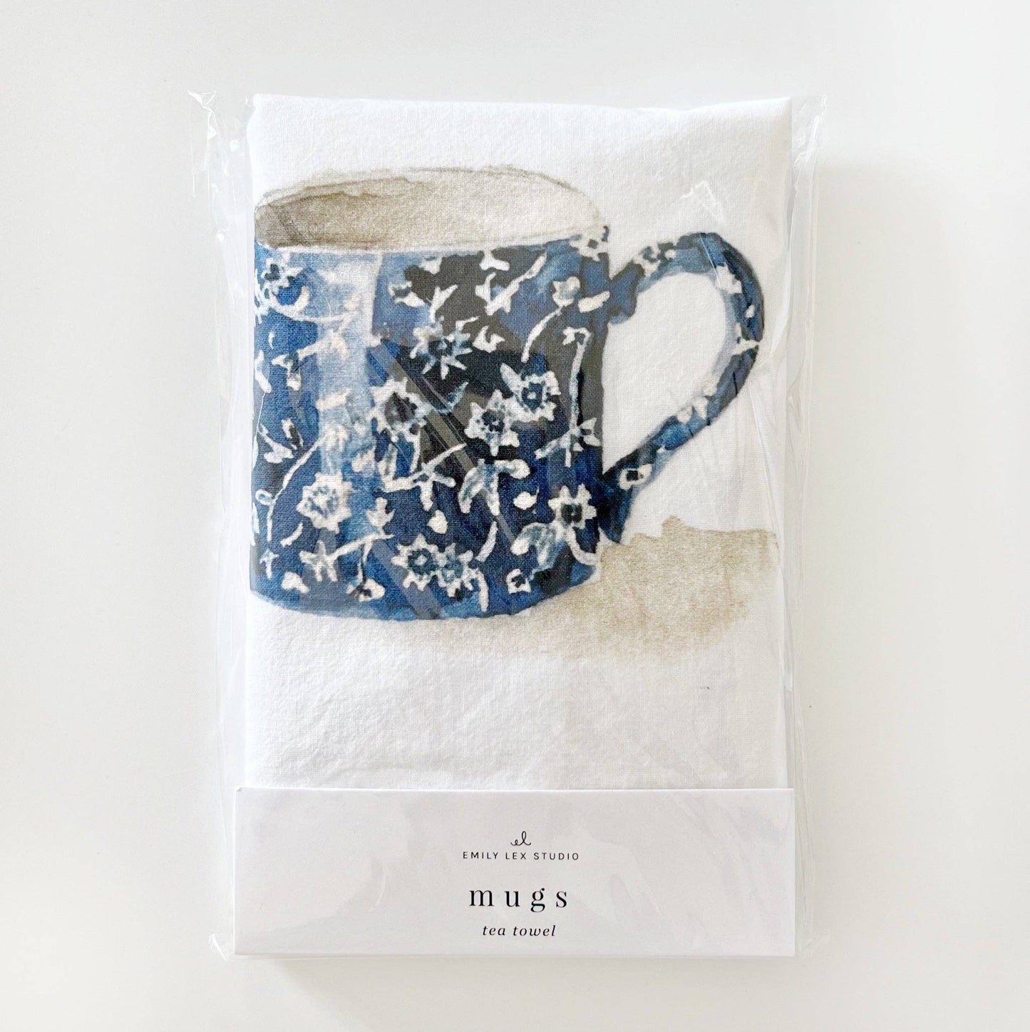 Emily Lex - Tea towel - mugs