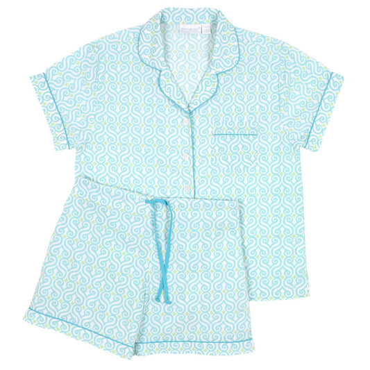 Fairfield Short Sleeve Shorty Pajamas: S