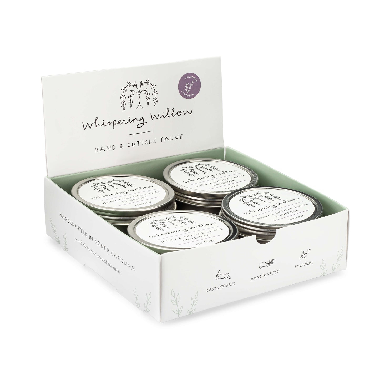 Whispering Willow - Hand & Cuticle Salve - Lavender