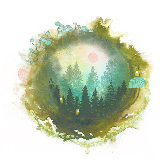 Woodland Creatures - Art Print