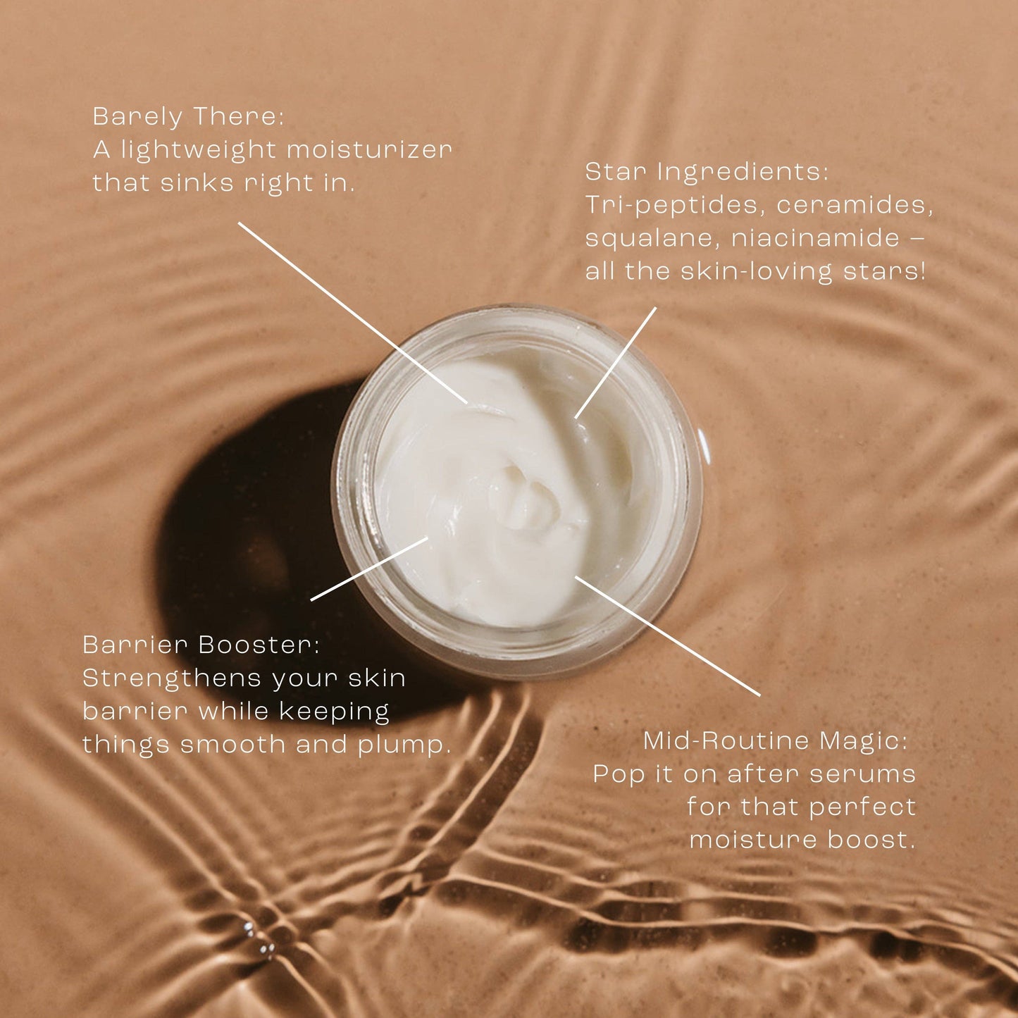 The Daily Essentials Co. - Hydrate // Peptide + Squalane Moisturizer