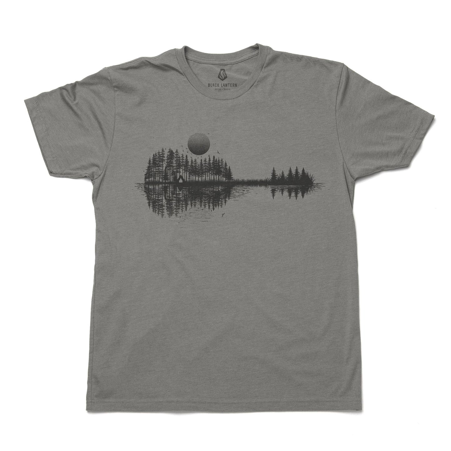 Black Lantern - Nature Guitar T-Shirt: Large