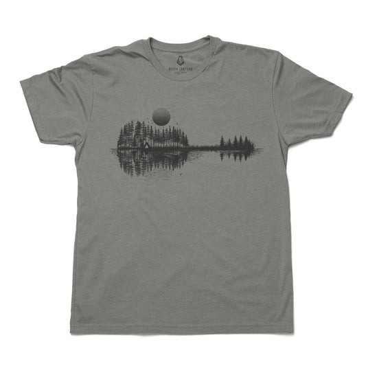 Black Lantern - Nature Guitar T-Shirt: Large