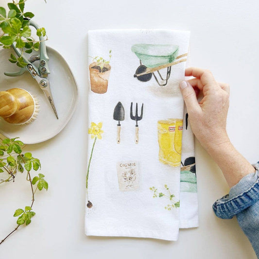 Emily Lex - Gardening tea towel