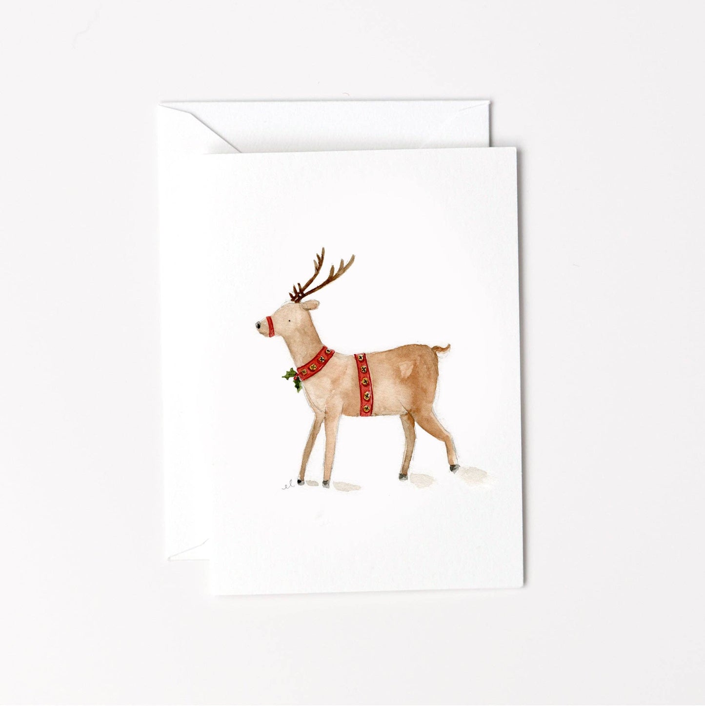 Emily Lex - Reindeer bells mini notecard