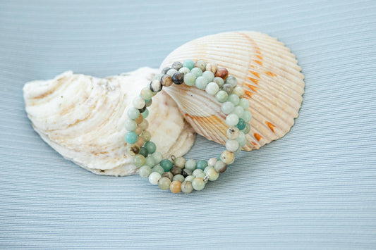 Rehabs Rope - Good Money Bracelet: Amazonite