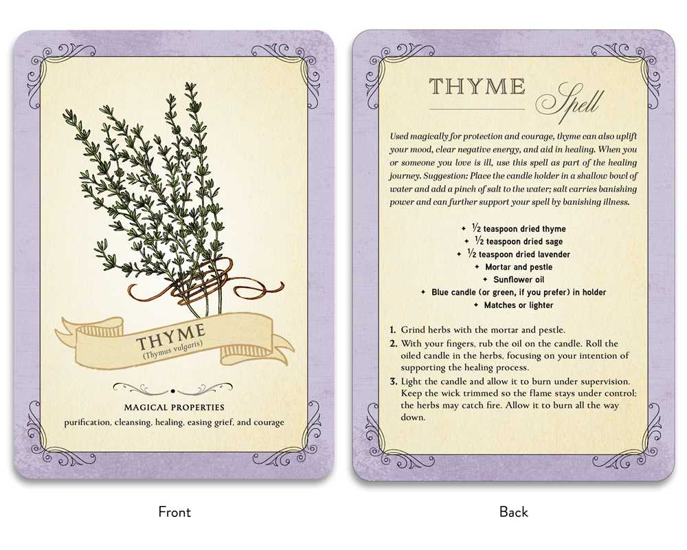 Green Witch's Deck of Magical Herbalism by Arin Murphy-Hiscock: Flashcards; 50 pages / English
