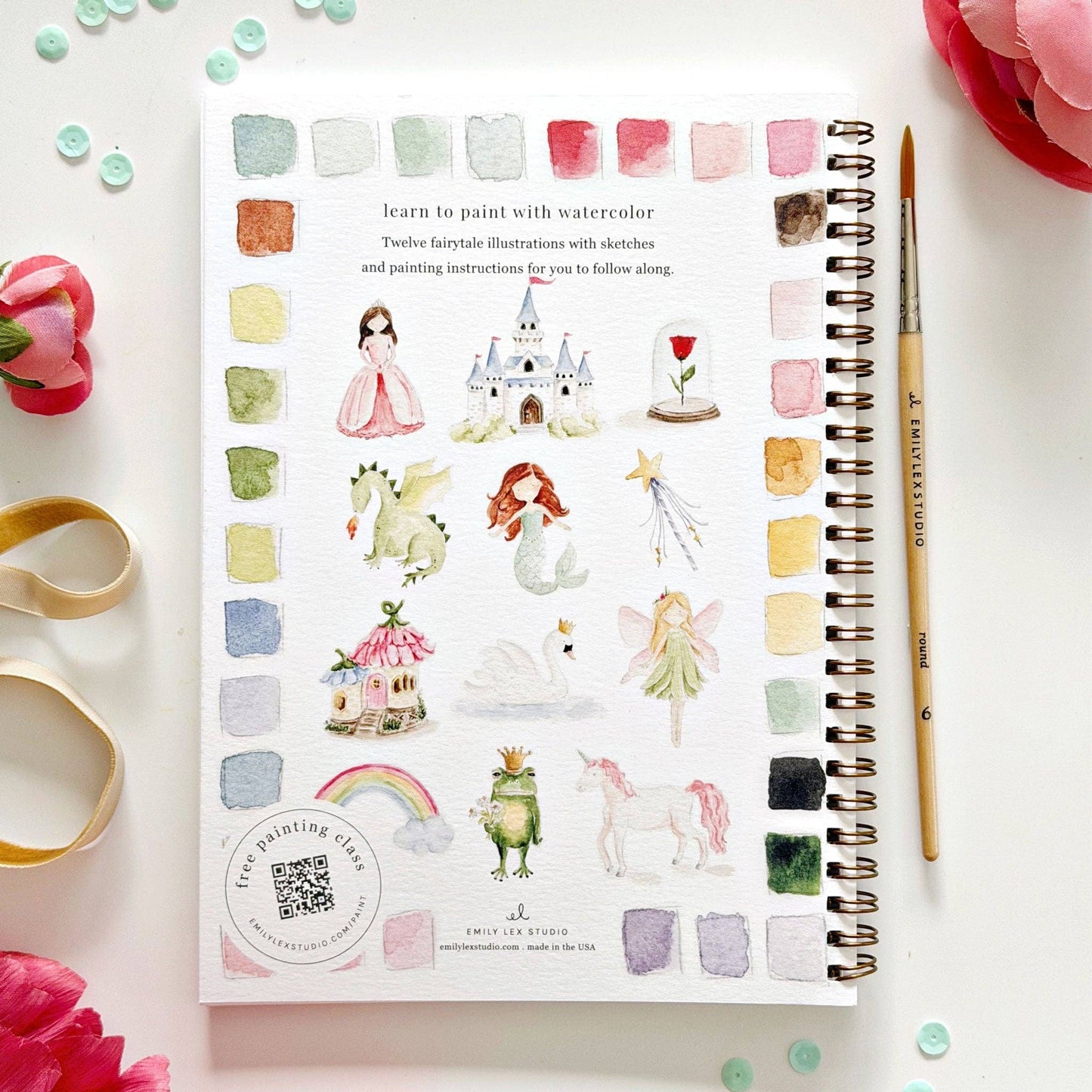 Emily Lex - Fairytale watercolor workbook