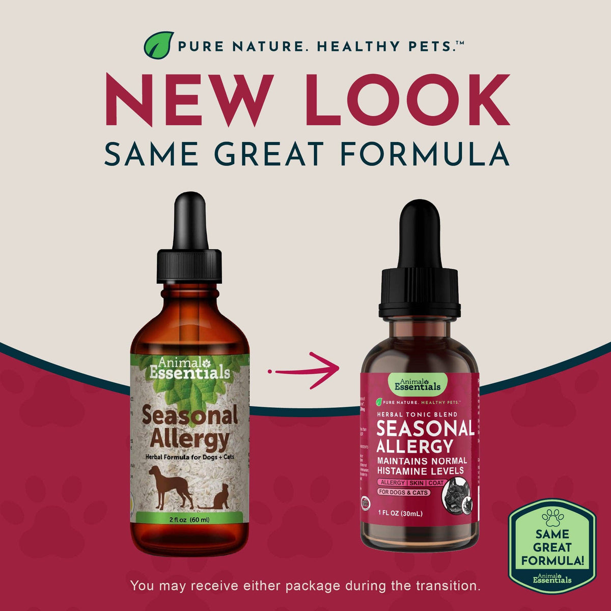 Seasonal Allergy Herbal Tonic | Maintains Normal Histamine Levels: 1oz