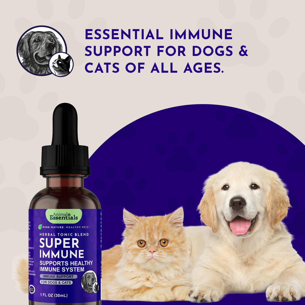 Super Immune Herbal Tonic Blend | Supports Healthy Immune System: 1oz