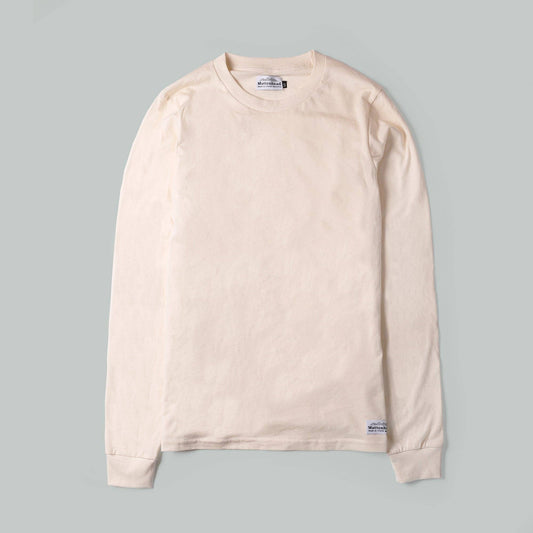 Longsleeve Tee - Natural Organic Cotton: Small