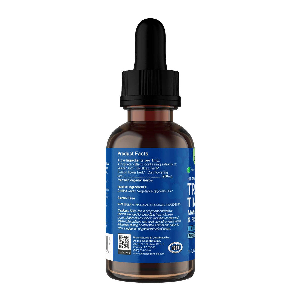 Tranquil Times Herbal Tonic Blend | Stress and Calm: 1oz