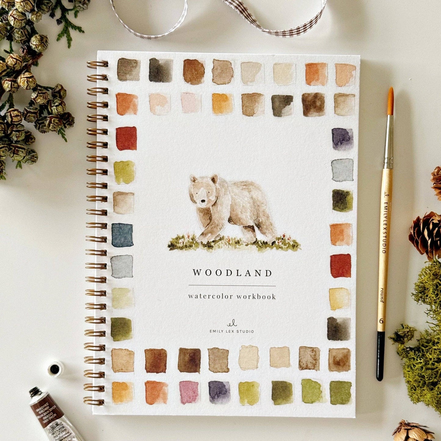 Emily Lex - Woodland watercolor workbook