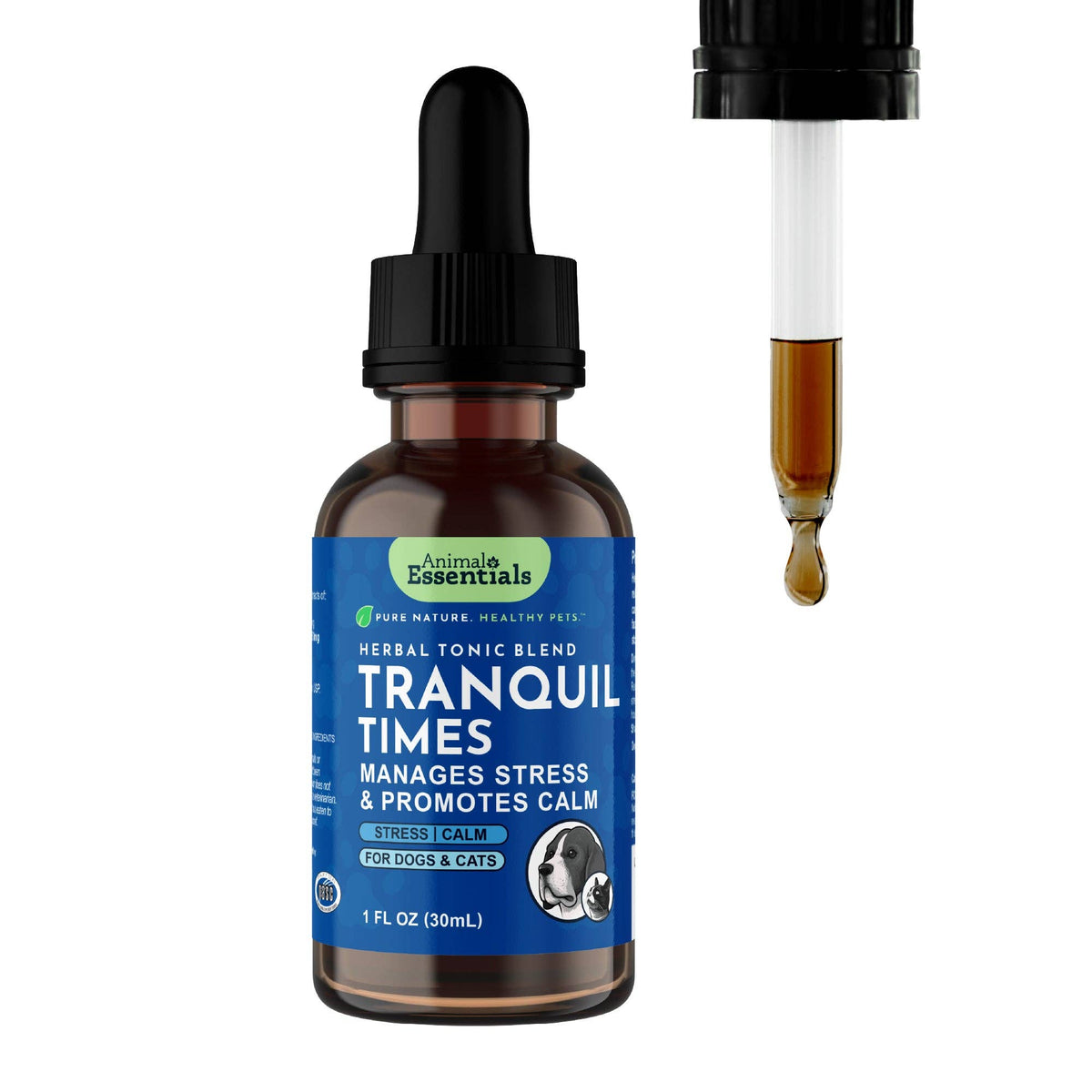 Tranquil Times Herbal Tonic Blend | Stress and Calm: 1oz
