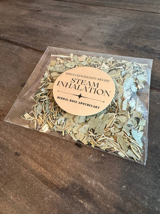 Herbal Rose Apothecary - Steam Inhaler Sinus Relief: Sinus relief