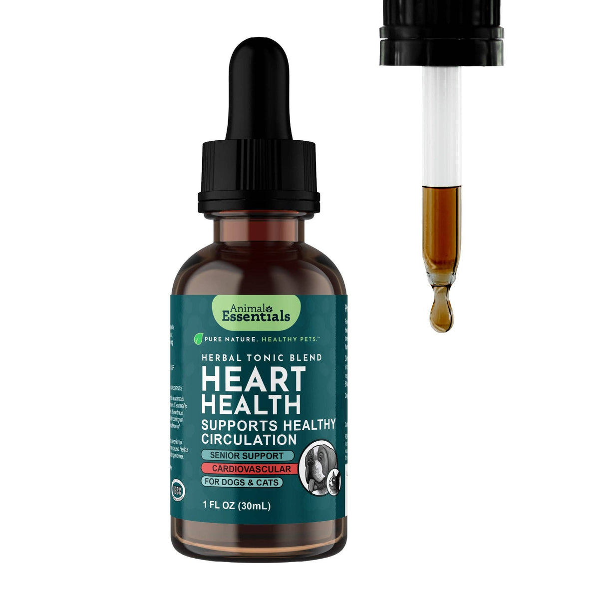 Heart Health Herbal Tonic Blend | Supports Cardiovascular Function: 1oz