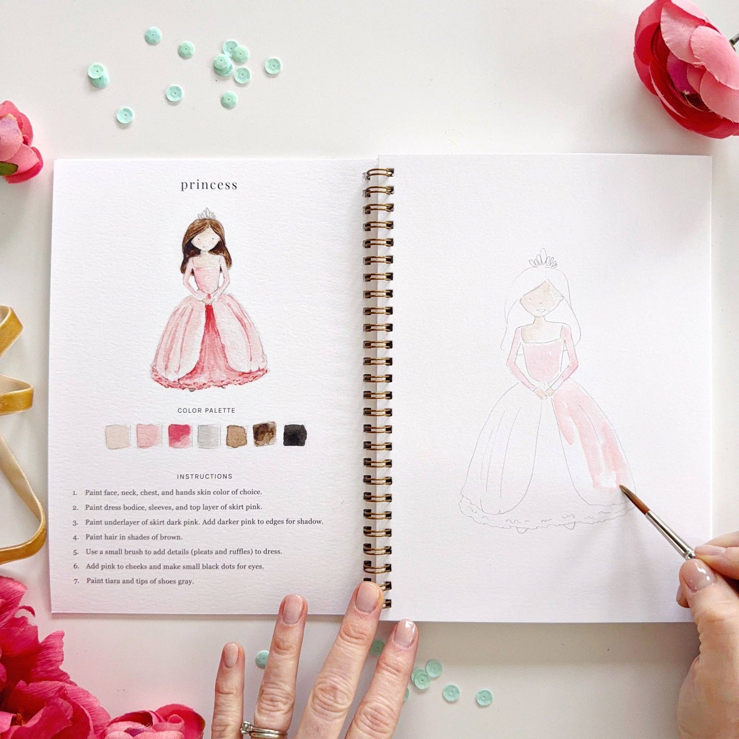 Emily Lex - Fairytale watercolor workbook