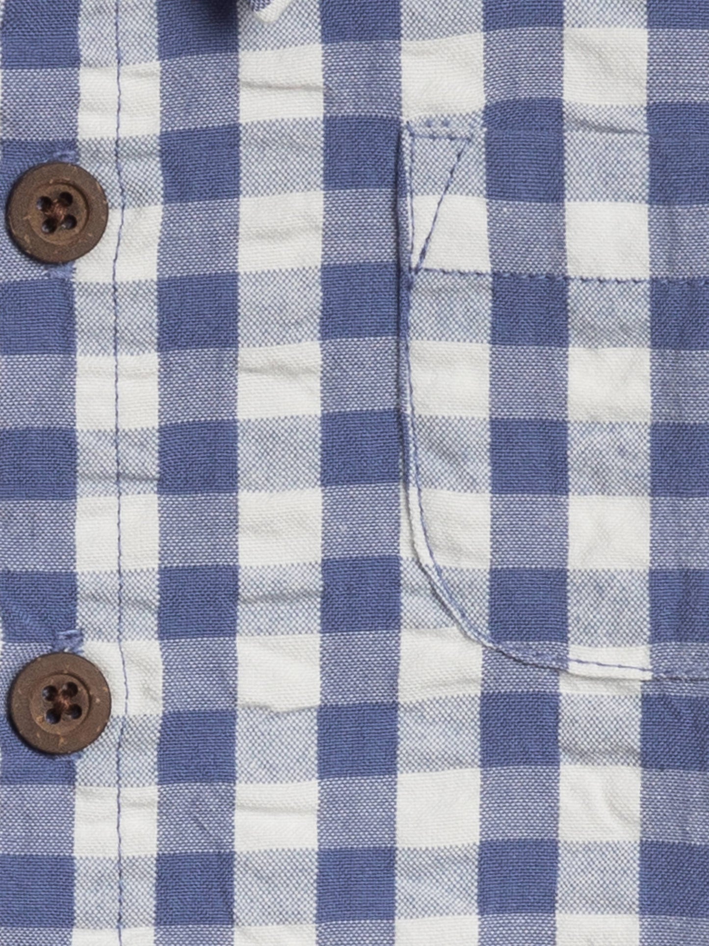 Colored Organics - Landon Seersucker Collared Button Down Shirt - Gingham